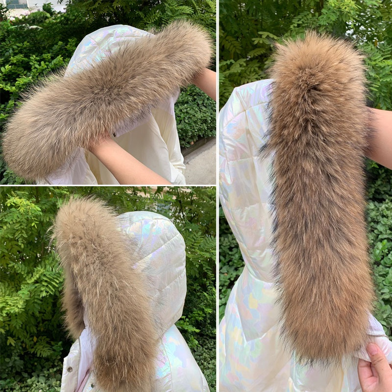 Real Fur Collar for Coat Parka - Winter Clothing Clearance Sale บทวิจารณ์และราคา