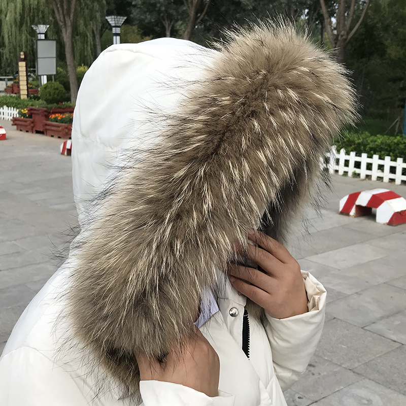 Real Fur Collar for Coat Parka - Winter Clothing Clearance Sale บทวิจารณ์และราคา