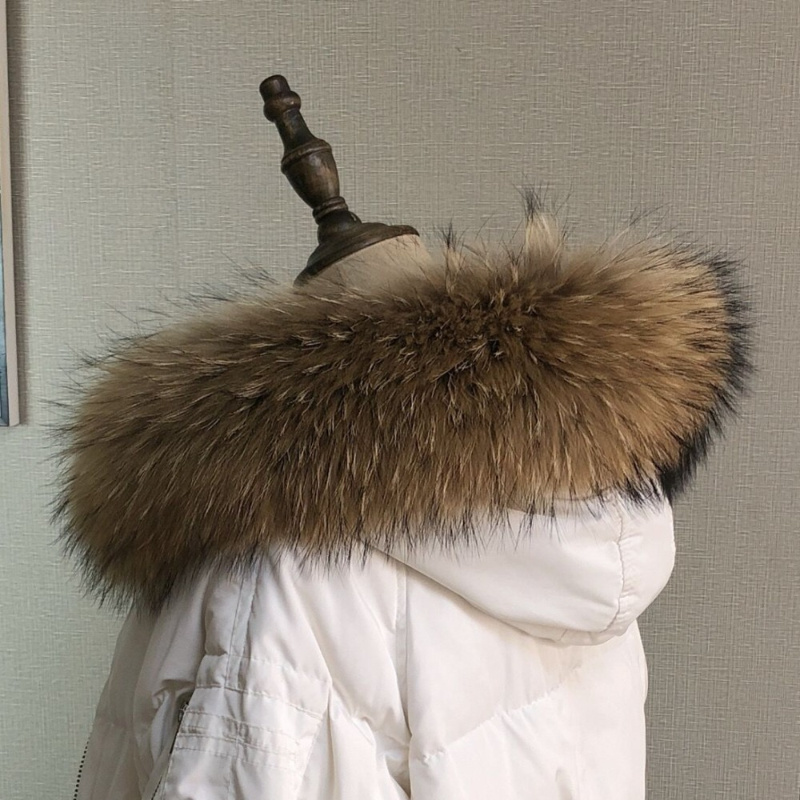 Real Fur Collar for Coat Parka - Winter Clothing Clearance Sale บทวิจารณ์และราคา