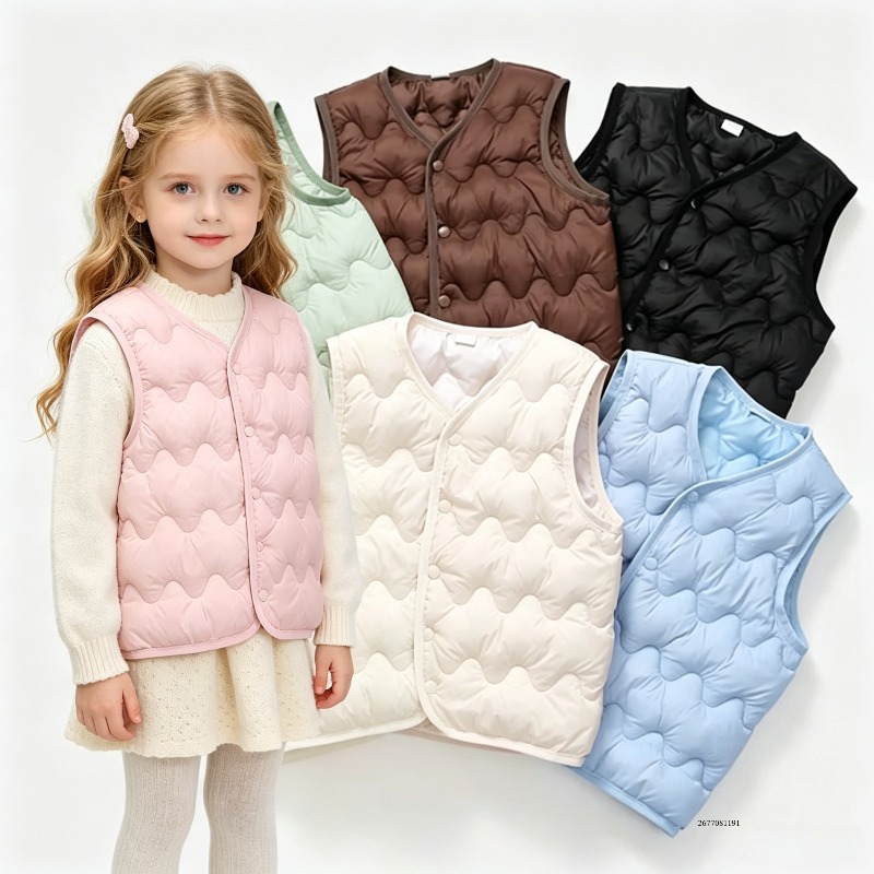 New Children Warm Cotton Vest  - Winter Clothing Toddler บทวิจารณ์และราคา
