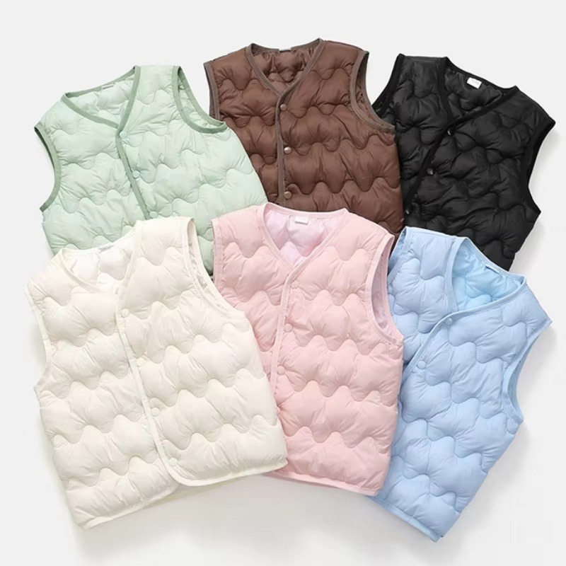 New Children Warm Cotton Vest  - Winter Clothing Toddler บทวิจารณ์และราคา
