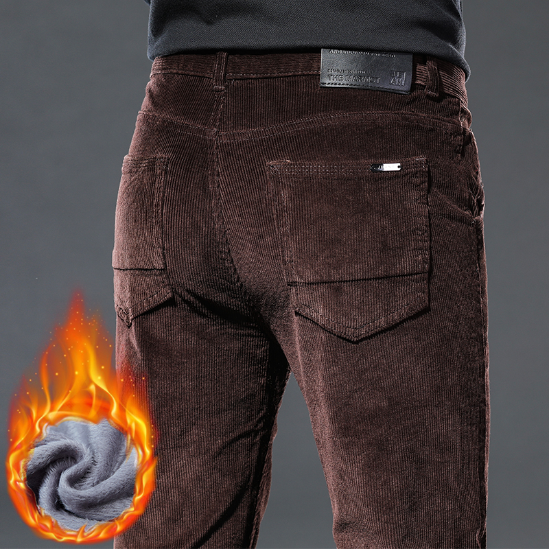 Winter New Men's Corduroy Flee - Winter Clothing Brand บทวิจารณ์และราคา
