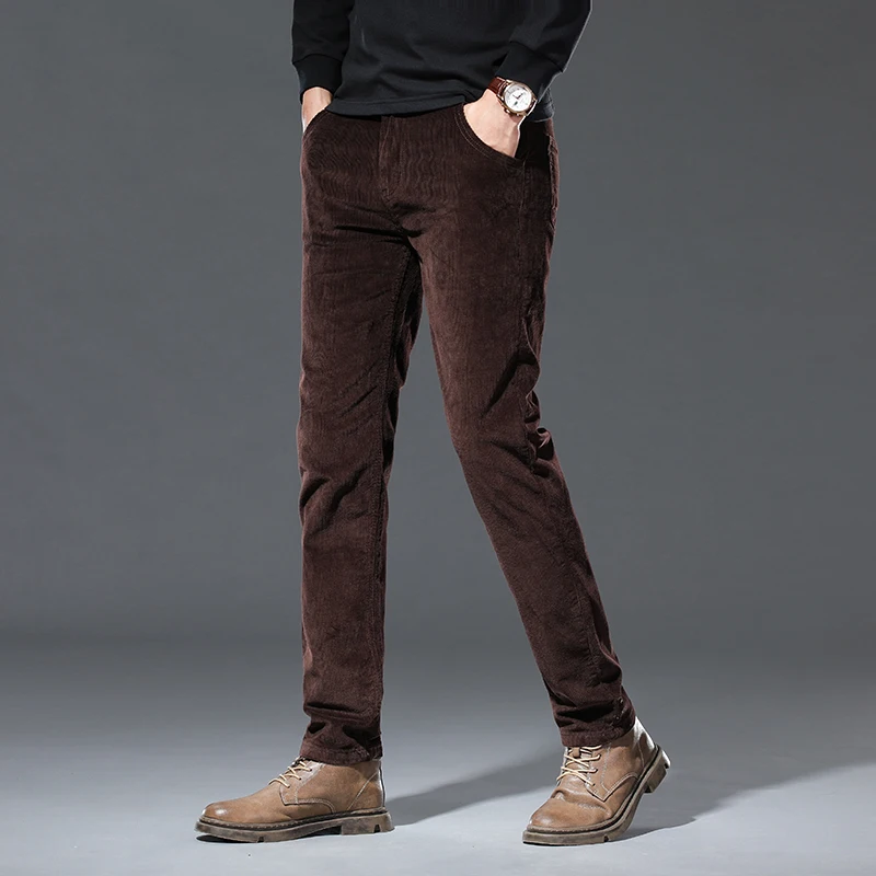 Winter New Men's Corduroy Flee - Winter Clothing Brand บทวิจารณ์และราคา