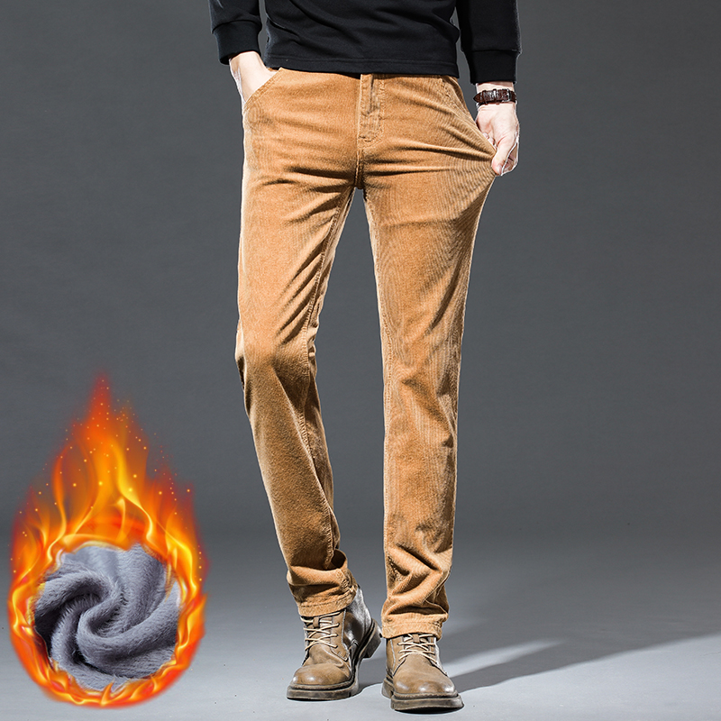 Winter New Men's Corduroy Flee - Winter Clothing Brand บทวิจารณ์และราคา