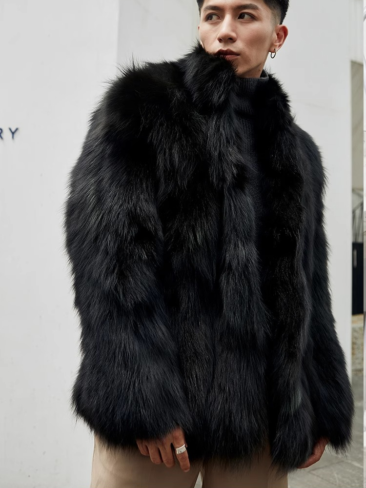 Furry Stand Collar Oversized T - Winter Clothing Uae บทวิจารณ์และราคา