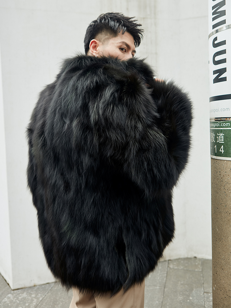 Furry Stand Collar Oversized T - Winter Clothing Uae บทวิจารณ์และราคา