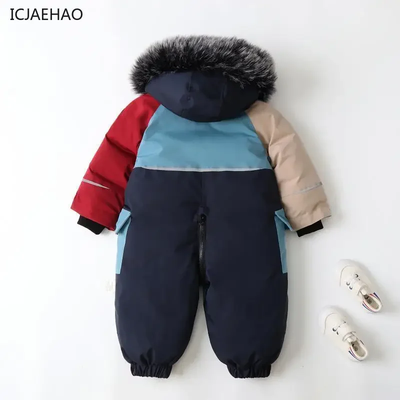 2025 Children Jumpsuits Thick  - Winter Clothing Baby บทวิจารณ์และราคา