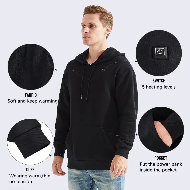 Women USB Heating Hoodies men  - Winter Clothing Uae บทวิจารณ์และราคา