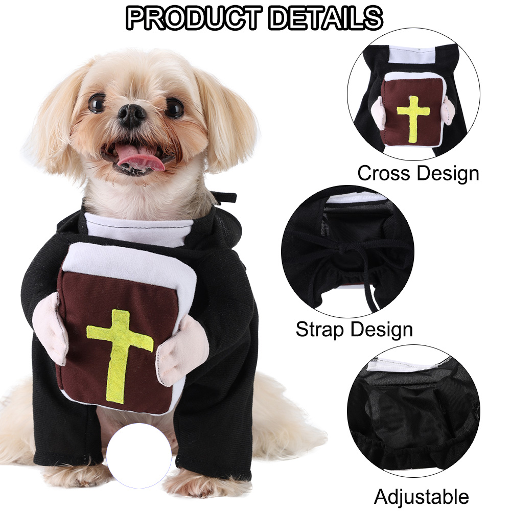 Funny Halloween Pet Dog Cospla - Winter Clothing Dress Up บทวิจารณ์และราคา