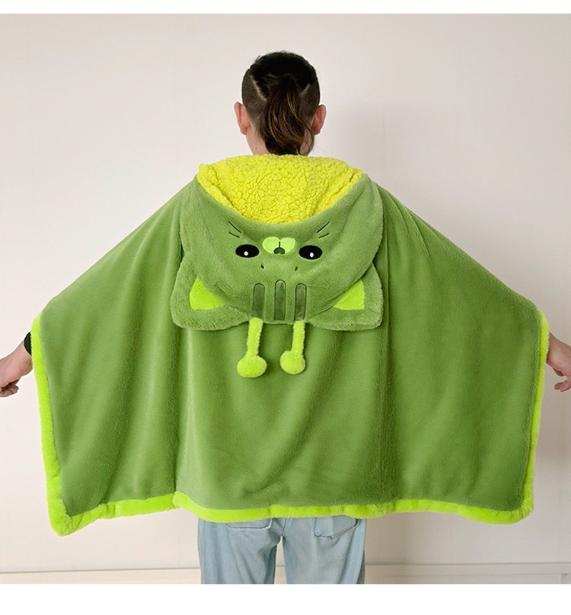 Cartoon Cute Alien Cat Hooded  - Winter Clothing Cute บทวิจารณ์และราคา