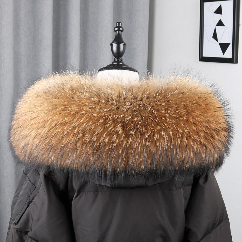 100% Real Fur Collar Coat Wint - Winter Clothing Clearance Sale บทวิจารณ์และราคา