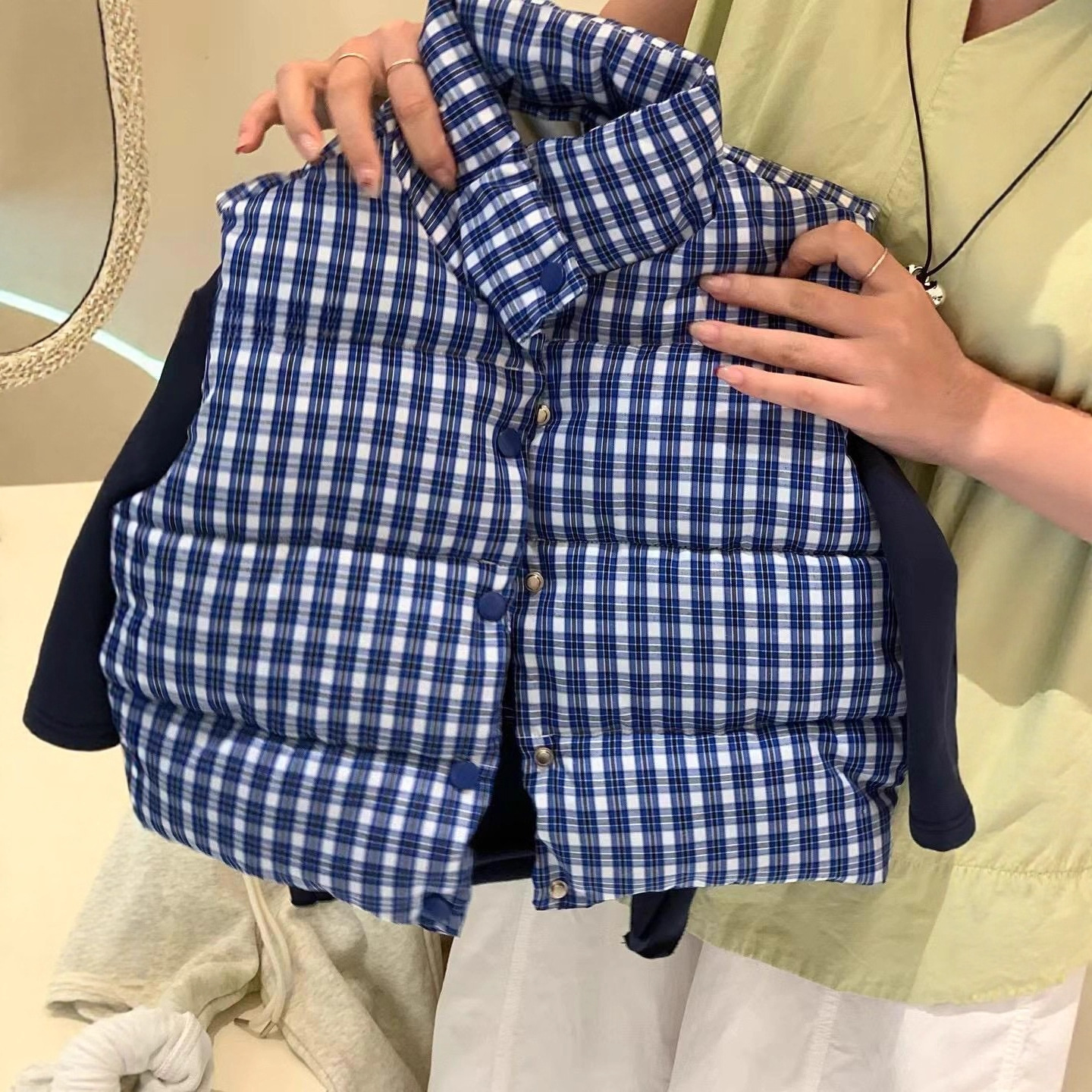 Coat Pants Children Blue Check - Winter Clothing Activity บทวิจารณ์และราคา