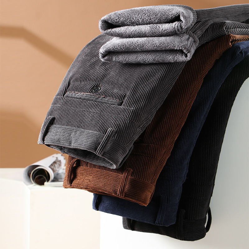 Winter Men's Fleece Corduroy P - Winter Clothing Brand บทวิจารณ์และราคา