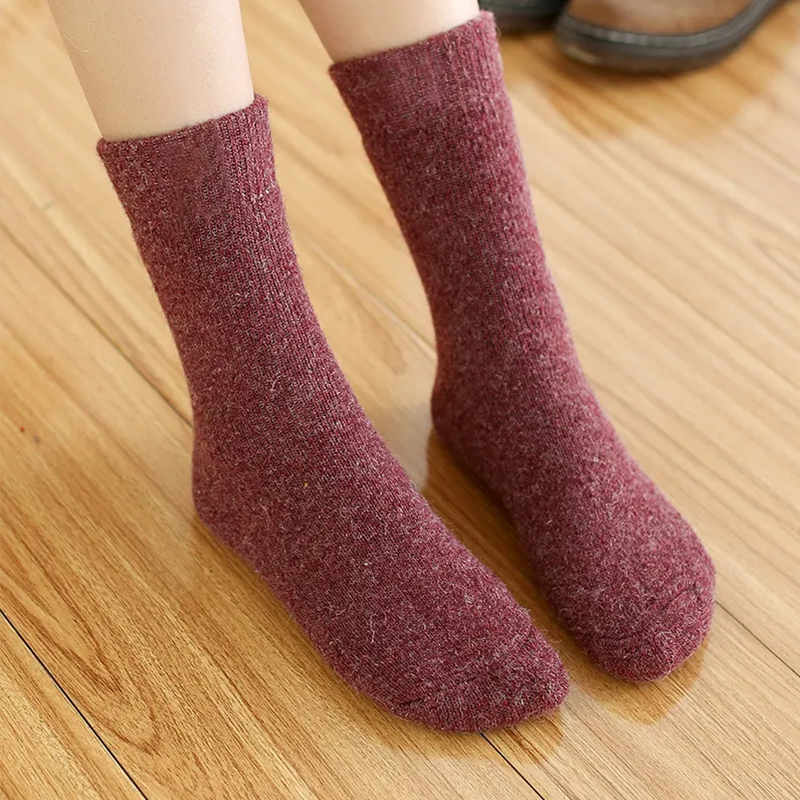 1 Pairs Winter Warm Women Sock - Thermal Sock Merino บทวิจารณ์และราคา