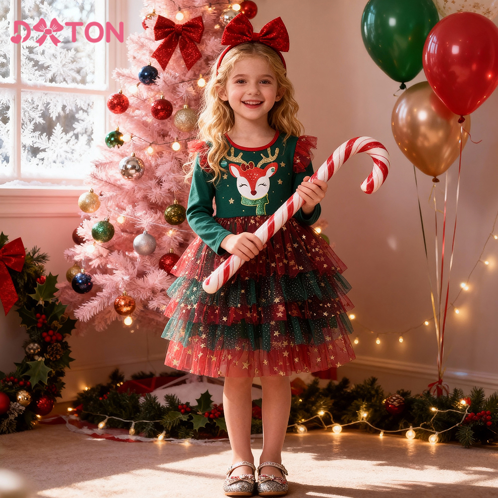 DXTON New Year Girls Dress Lay - Winter Clothing Dress Up บทวิจารณ์และราคา