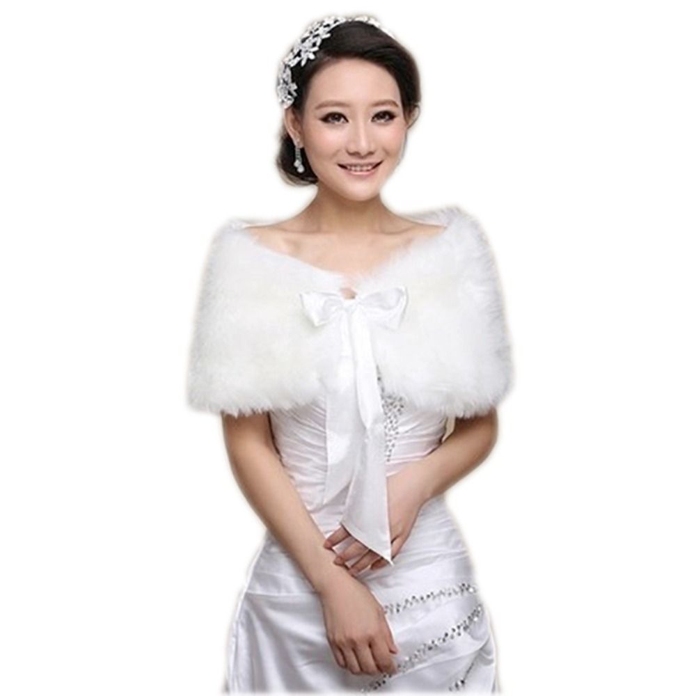 Winter Cape White Fur Shawl We - Winter Clothing Clearance Sale บทวิจารณ์และราคา