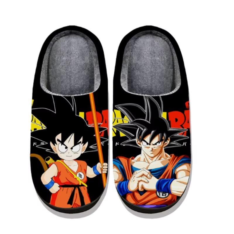 Anime Dragon Ball Plush Slippe - Winter Clothing Cute บทวิจารณ์และราคา