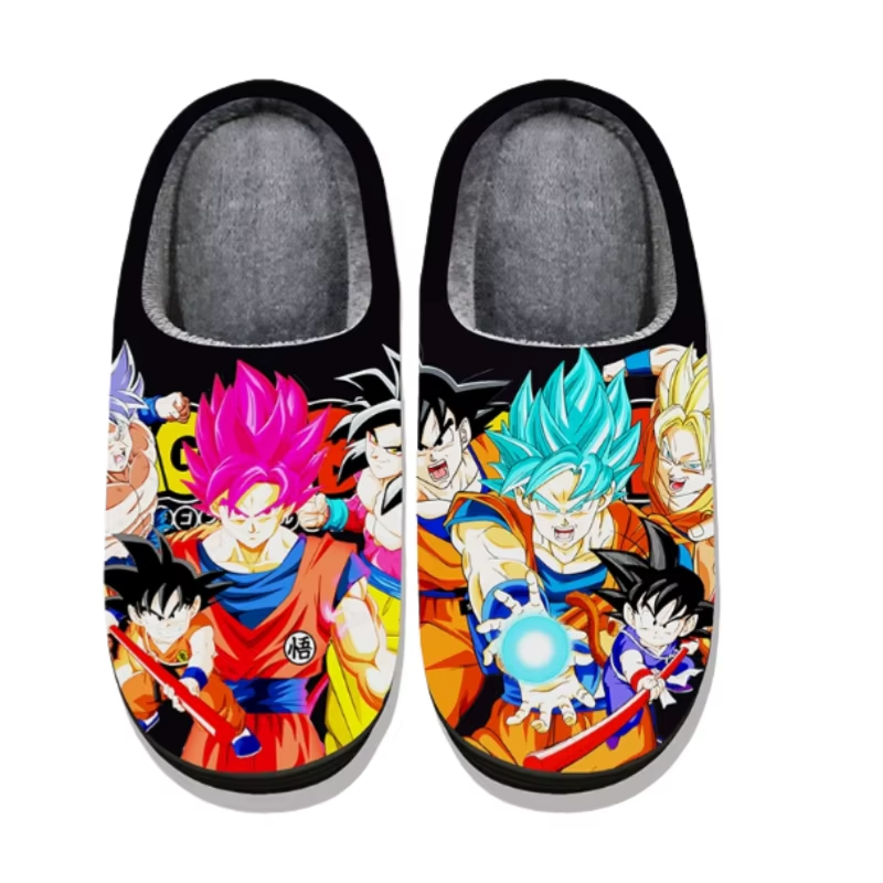Anime Dragon Ball Plush Slippe - Winter Clothing Cute บทวิจารณ์และราคา
