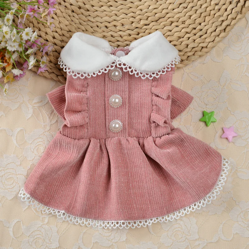 Elegant Princess Dress Dog Clo - Winter Clothing Dress Up บทวิจารณ์และราคา