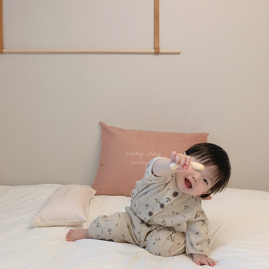 Baby Pajamas Floral Solid Colo - Winter Clothing Activity บทวิจารณ์และราคา