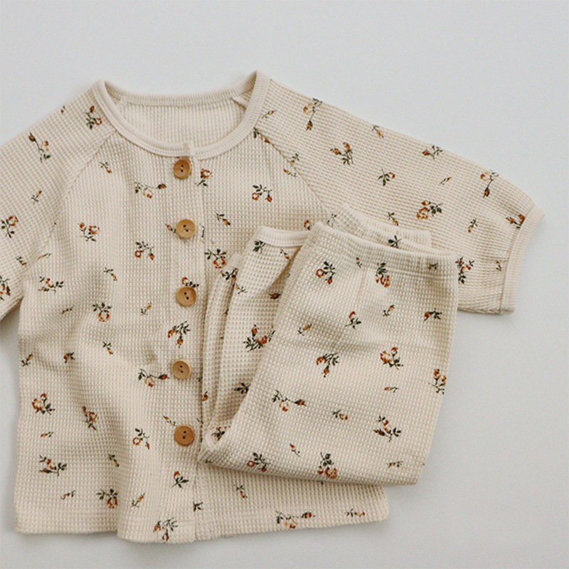 Baby Pajamas Floral Solid Colo - Winter Clothing Activity บทวิจารณ์และราคา