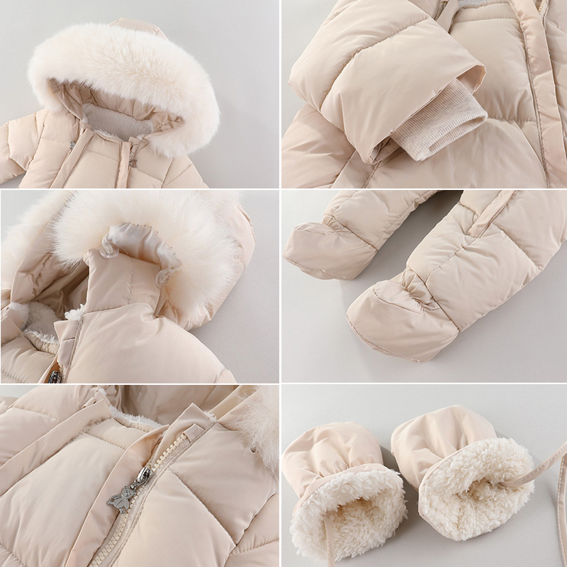 Winter Newborn Baby Romper Wit - Winter Clothing Baby บทวิจารณ์และราคา