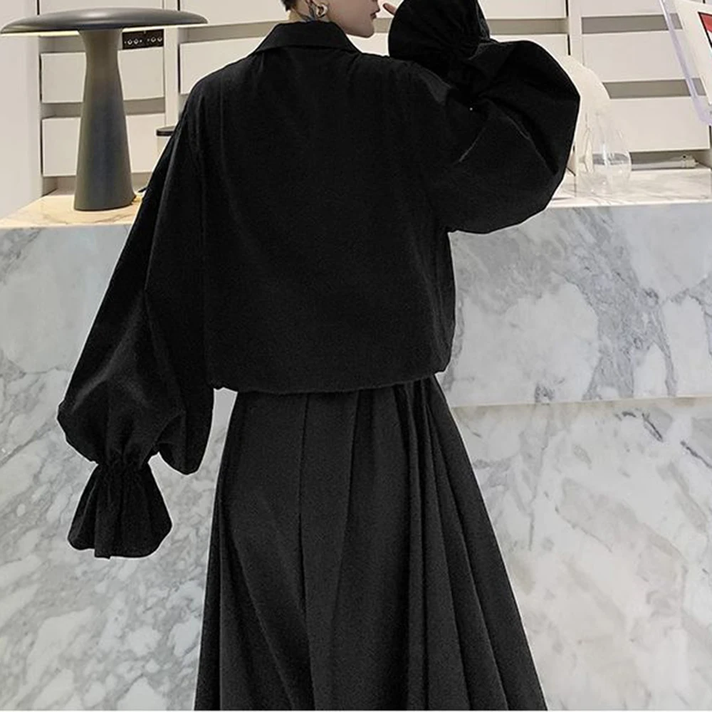 Mens Ruffled Long-Sleeved Shir - Winter Clothing Dress Up บทวิจารณ์และราคา