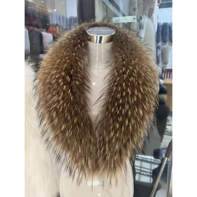 Raccoon Fur Collar Female Wint - Winter Clothing Clearance Sale บทวิจารณ์และราคา