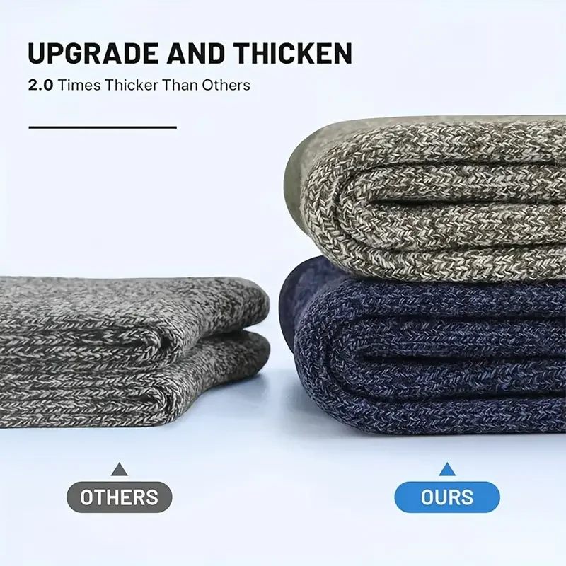 5 Pairs Merino Wool Socks for  - Thermal Sock Merino บทวิจารณ์และราคา