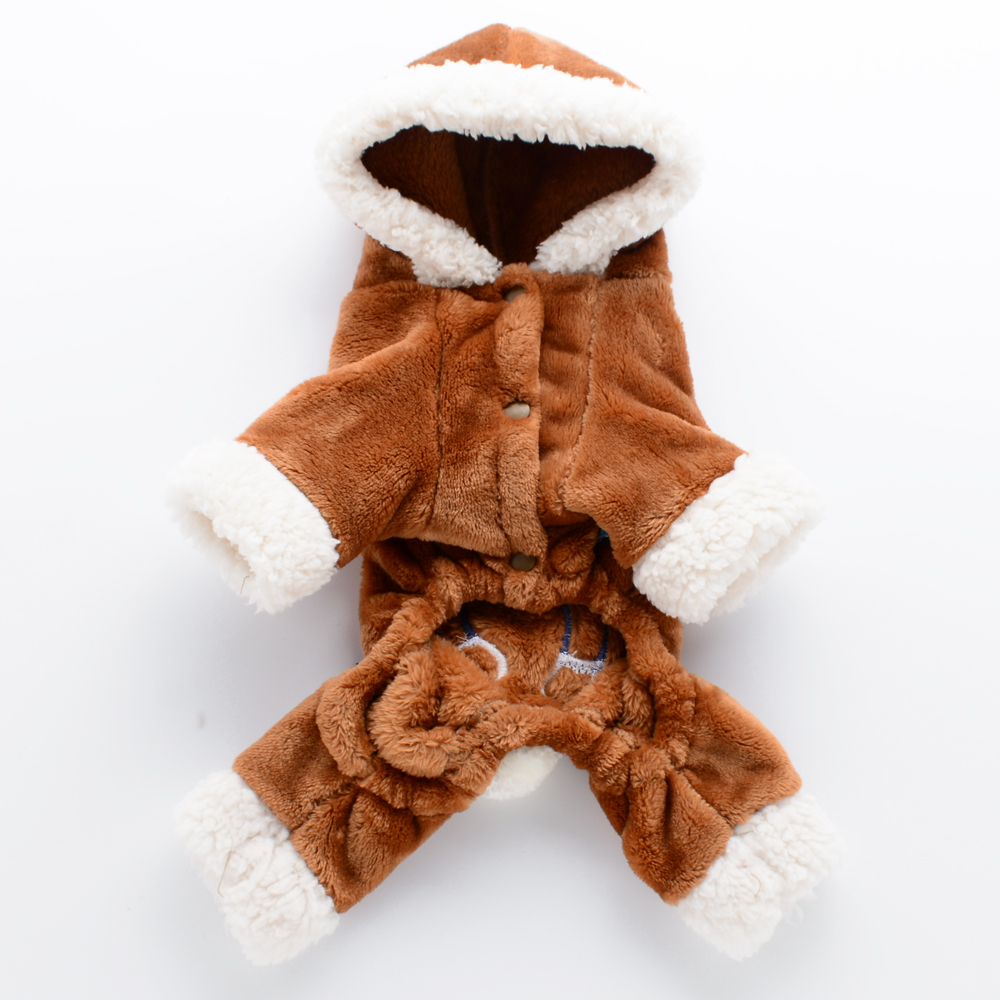 New Funny Dog Costume Cute Bea - Winter Clothing Baby บทวิจารณ์และราคา
