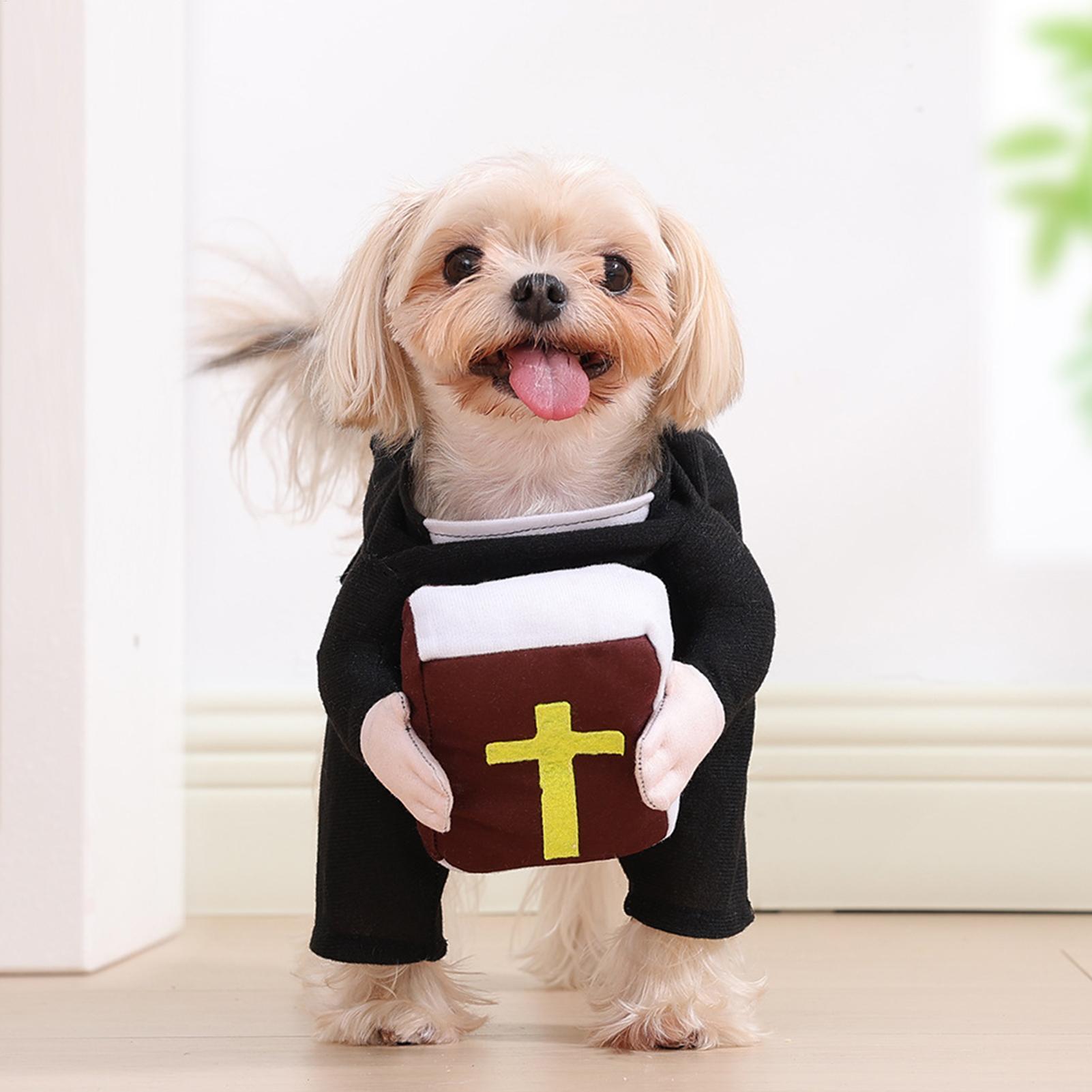 Dog Cosplay Costume Funny Dog  - Winter Clothing Dress Up บทวิจารณ์และราคา