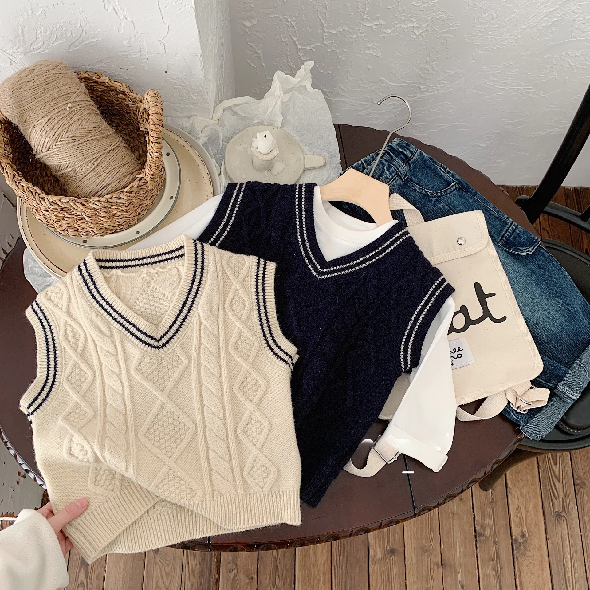 Children's Vest Autumn Baby Ki - Winter Clothing Activity บทวิจารณ์และราคา