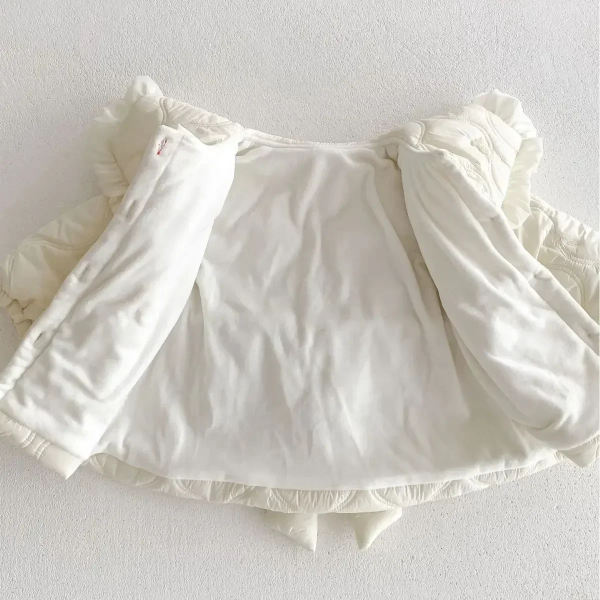 Big Bow embroidery Solid Color - Winter Clothing Toddler บทวิจารณ์และราคา